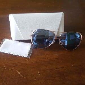 Michael Kors mirrored aviator sunglasses